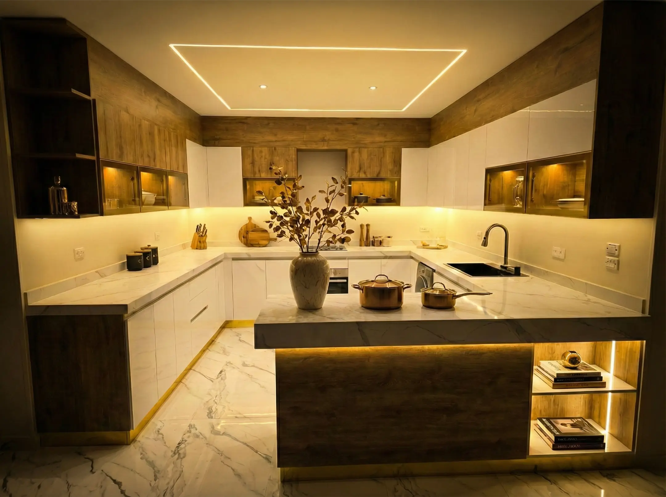 تصميم مطابخ مودرن فخمة في القاهرة